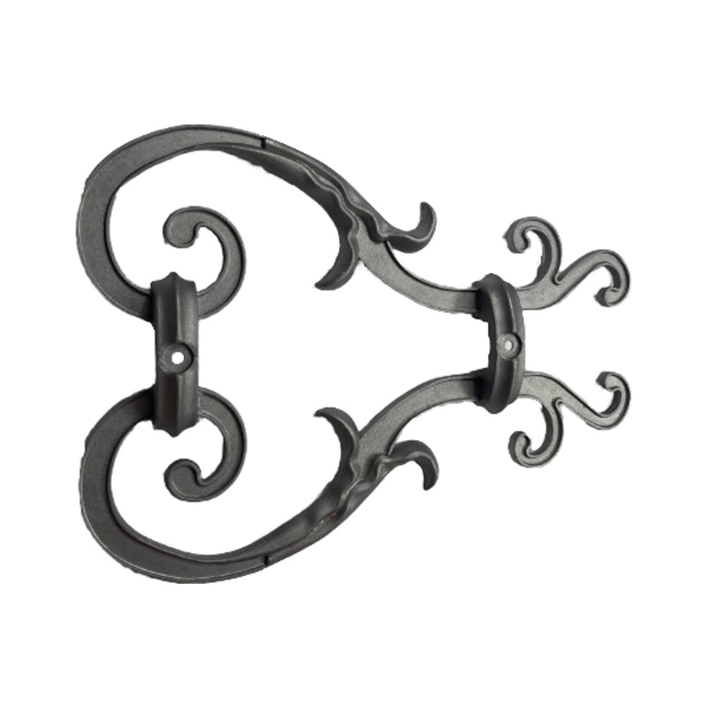 Garden fence ornaments aluminum steel wood frame with galvanized sheet fittings