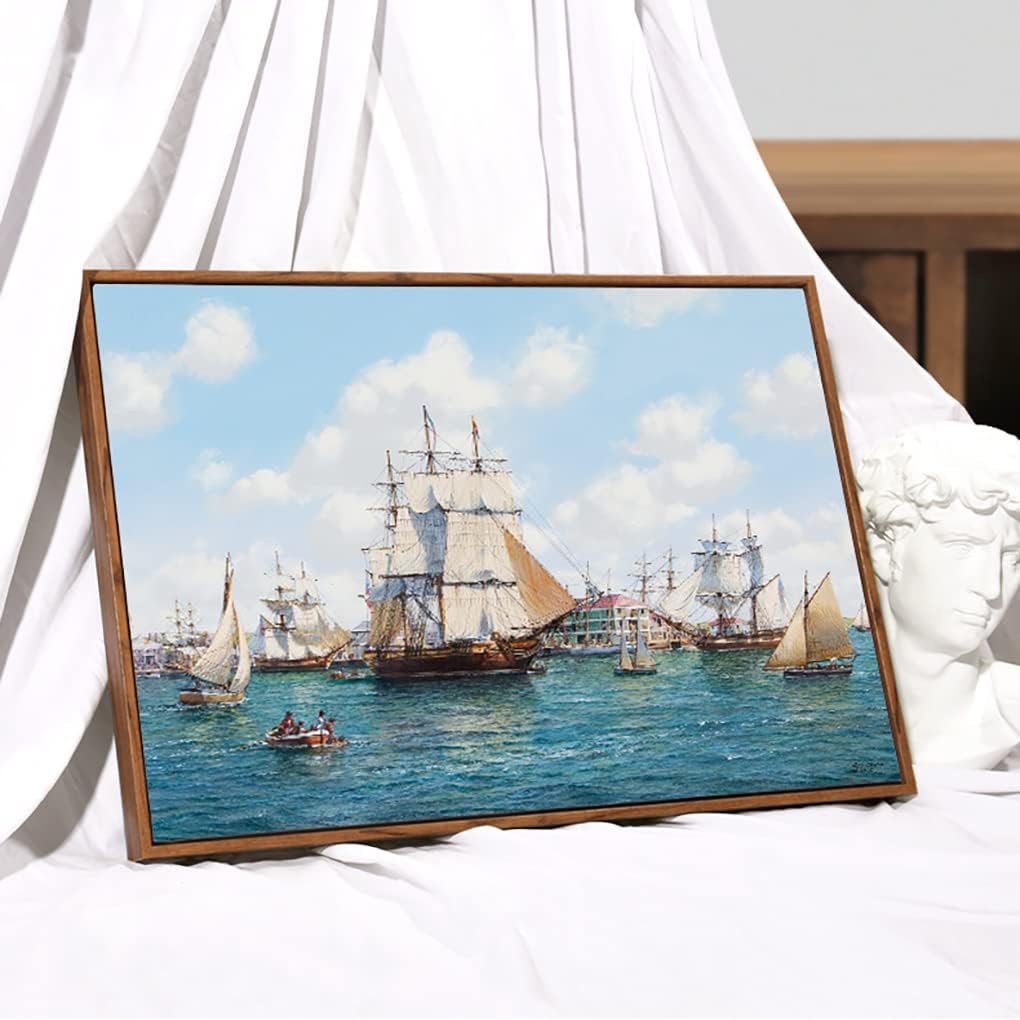Manufacturer Direct Selling Custom Wooden Oil Painting Floating Picture Frame Moulding