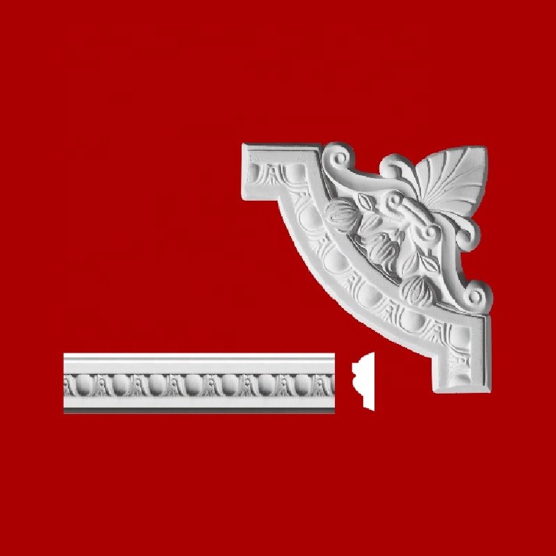 Paris tyle plaster cornice mould / waterproof gypsum cornice price /