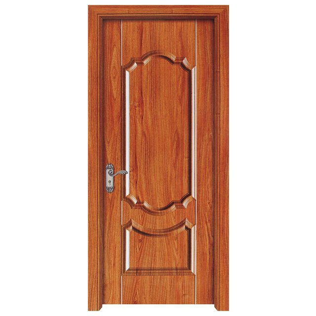 BBSD0013 Modern Design Soundproof Hotel Door Internal Bedroom Waterproof PVC Interior WPC Skin Doors For Room
