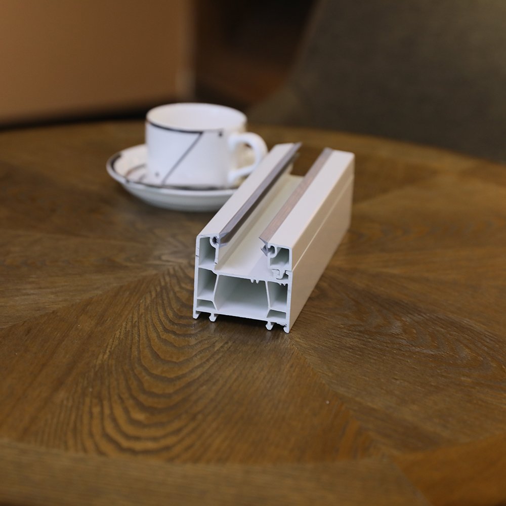 88mm Wooden Plastic Profiles for Windows and Door Frames Custom ODM OEM Moulding High Quality UPVC Profile