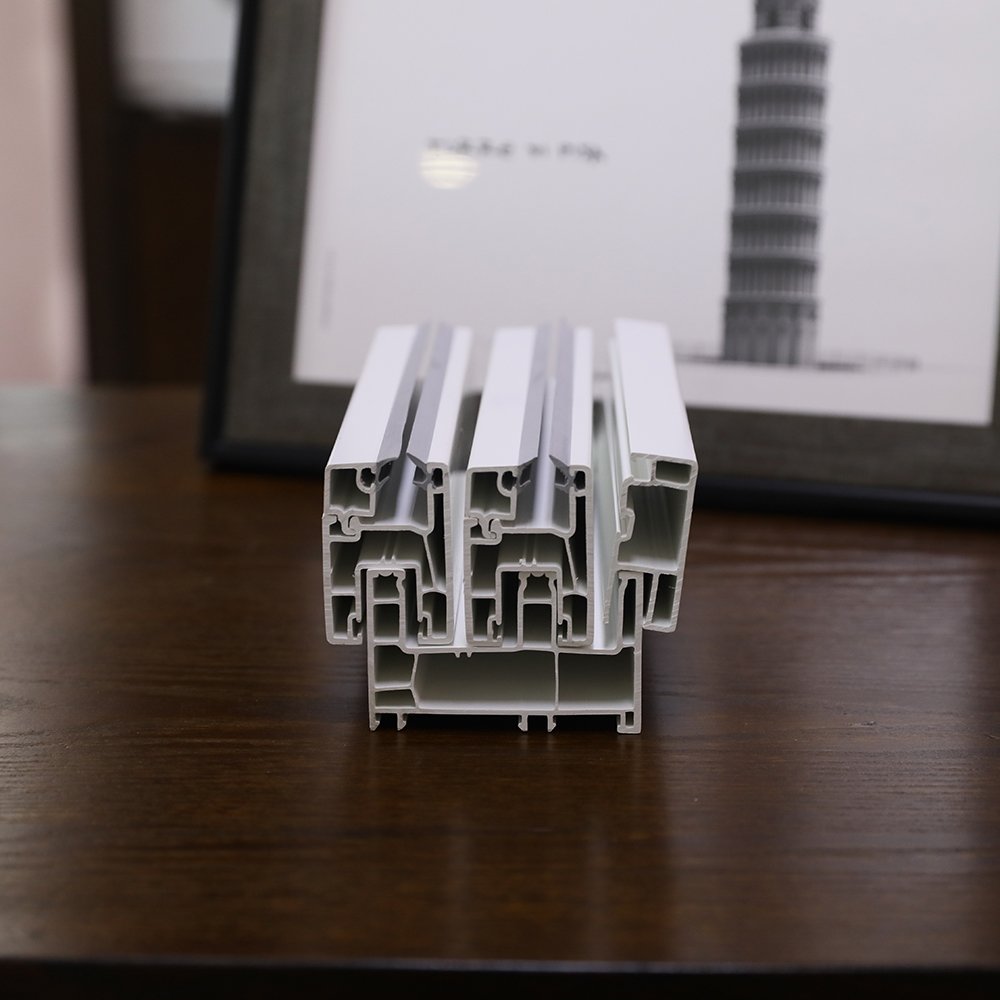 88mm Wooden Plastic Profiles for Windows and Door Frames Custom ODM OEM Moulding High Quality UPVC Profile