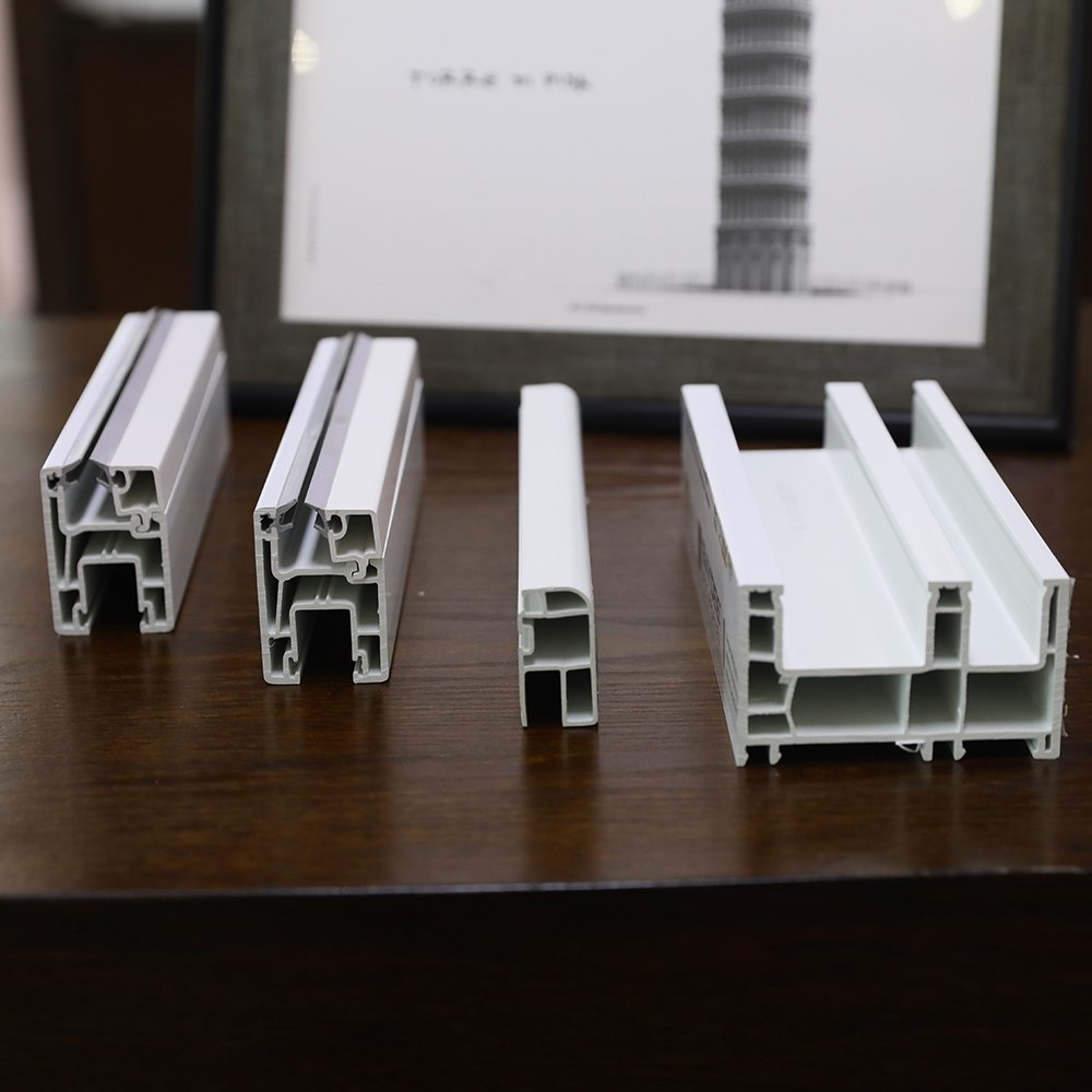 88mm Wooden Plastic Profiles for Windows and Door Frames Custom ODM OEM Moulding High Quality UPVC Profile