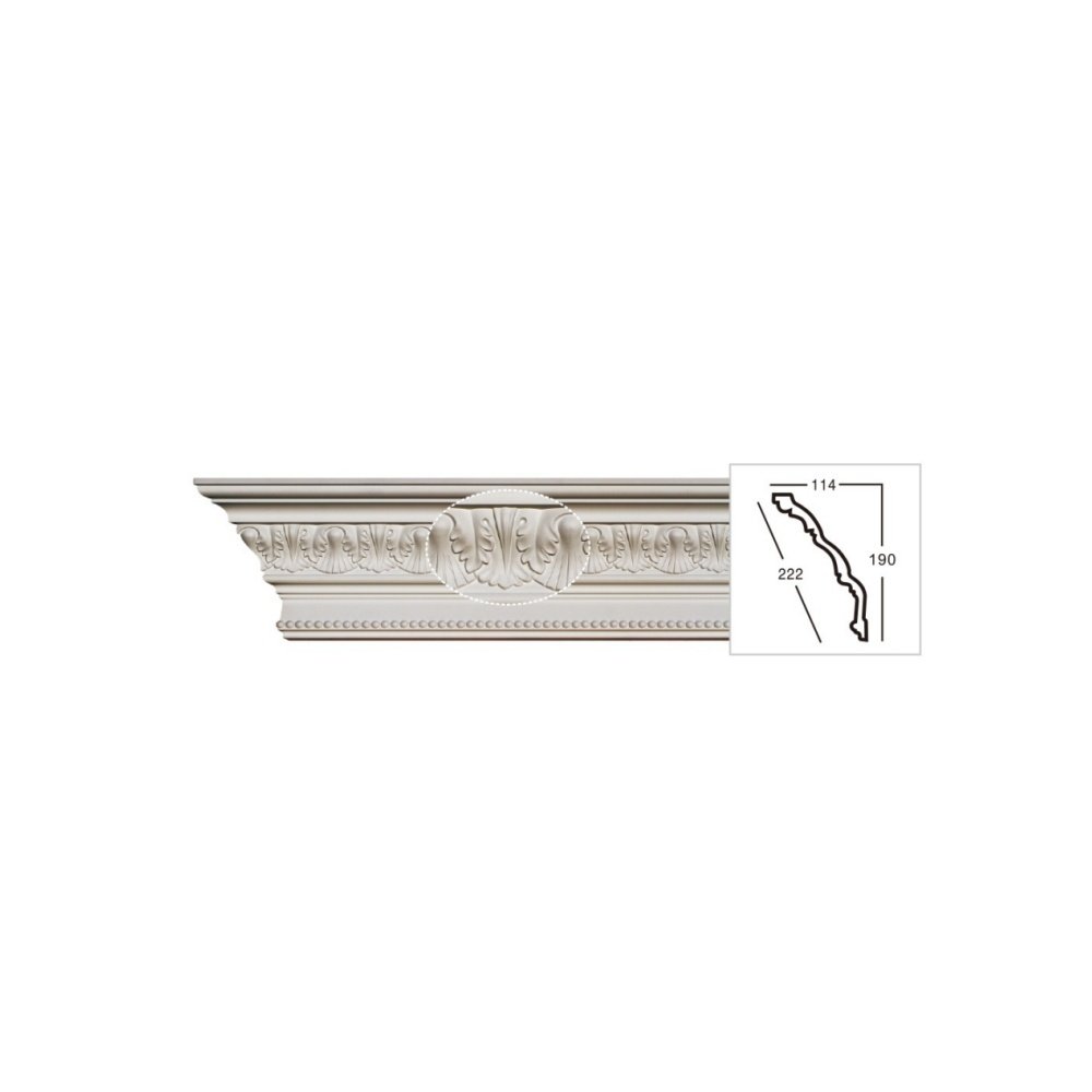 Wholesale Luxury PU cornice molding high quality fireproof waterproof pop design style free samples