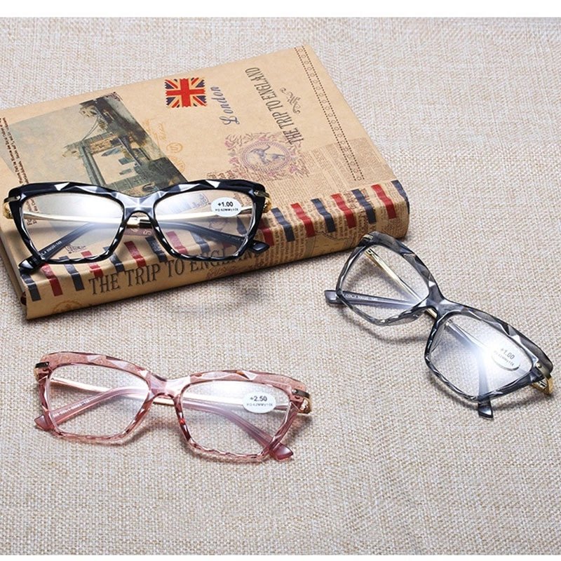 Clear Cat Eye Spectacles Transparent Glasses Optical Frames Luxury Brand Fashion Reading Glasses