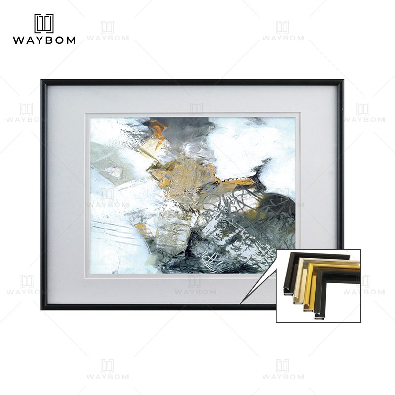 New design Wholesale Photo Frame golden color A4 A5 Multiple sizes for home decoration