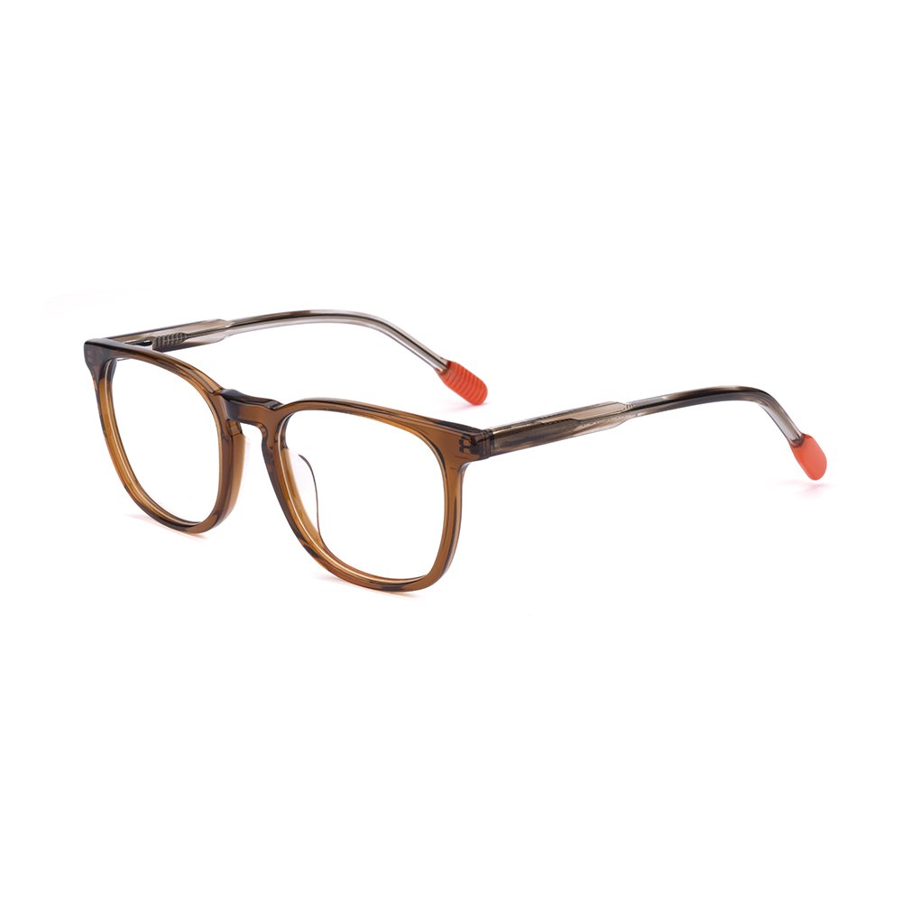High Quality LM1015 Rectangle Style With Geometric Pattern All Kids' Optical Acetate Frame Children's Glasses