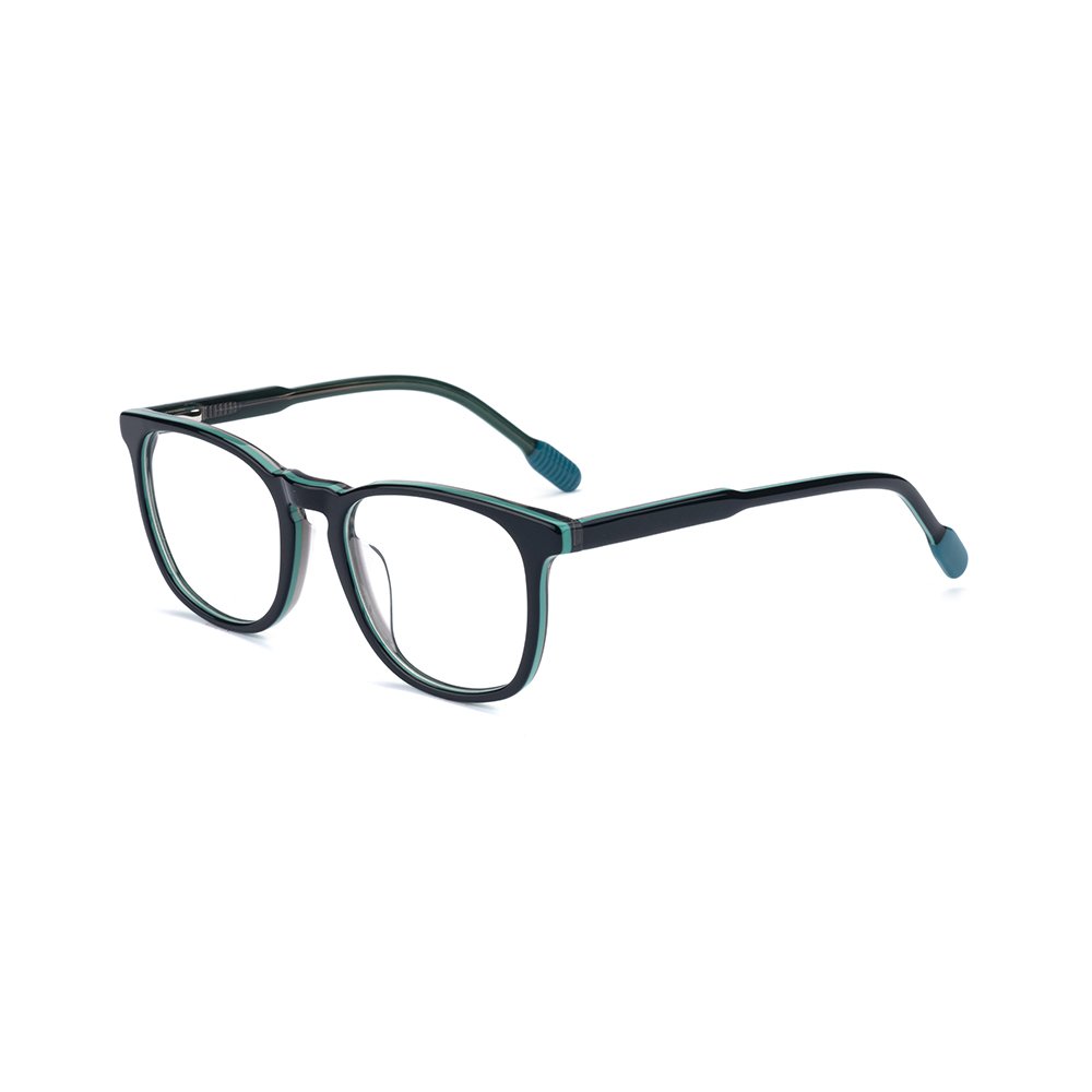 High Quality LM1015 Rectangle Style With Geometric Pattern All Kids' Optical Acetate Frame Children's Glasses