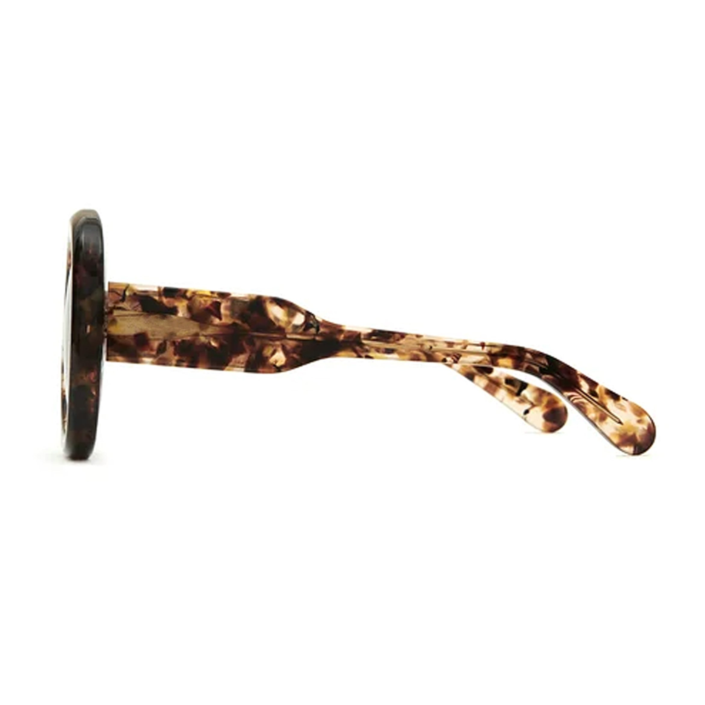 TFB Custom Tortoise Acetate Polarized Shades Eyewear Sun Glasses Ladies Oversized Round Fashion High Quality OEM ODM Sunglasses