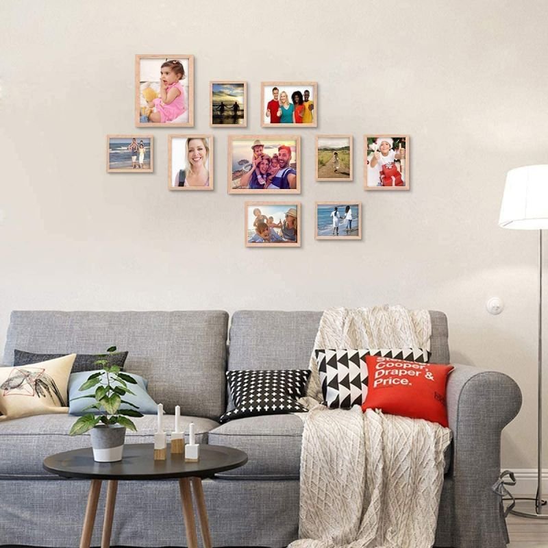 Manufacturer Supplier Custom Rustic Wood Square MDF Moulding 4x4 Picture Photo Frame