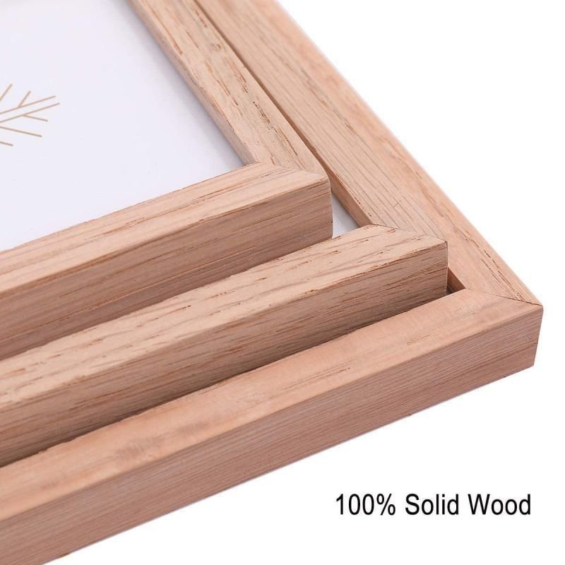 Manufacturer Supplier Custom Rustic Wood Square MDF Moulding 4x4 Picture Photo Frame