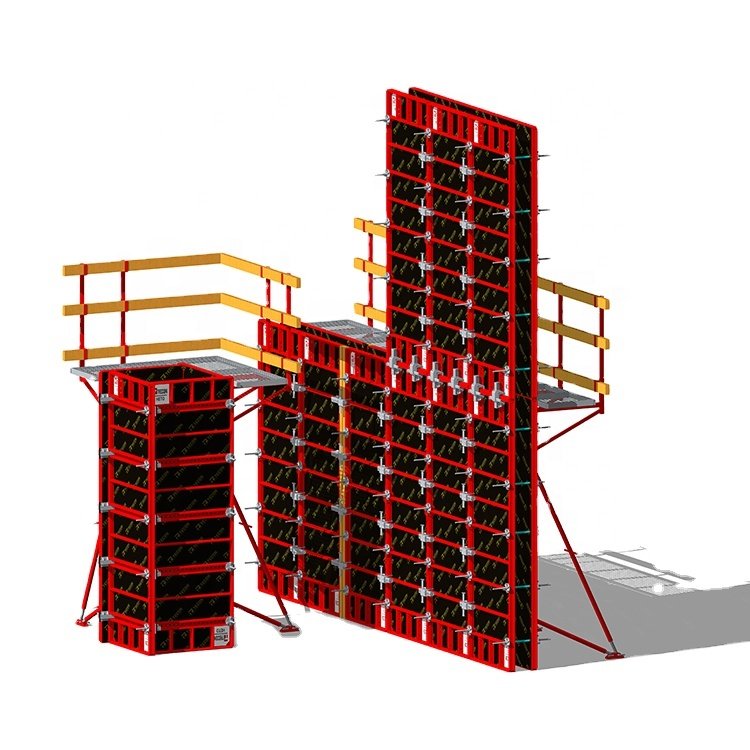 TECON Adjustable Steel Frame Formwork Column Wall Concrete Mould Various Sizes Technical Support for Sale