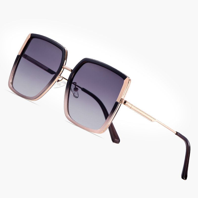 Visualmate Fashion Vintage Newest Famous Brand Design Women Sunglasses Retro Big Frame Ultraviolet-proof Gradient Sun Glasses