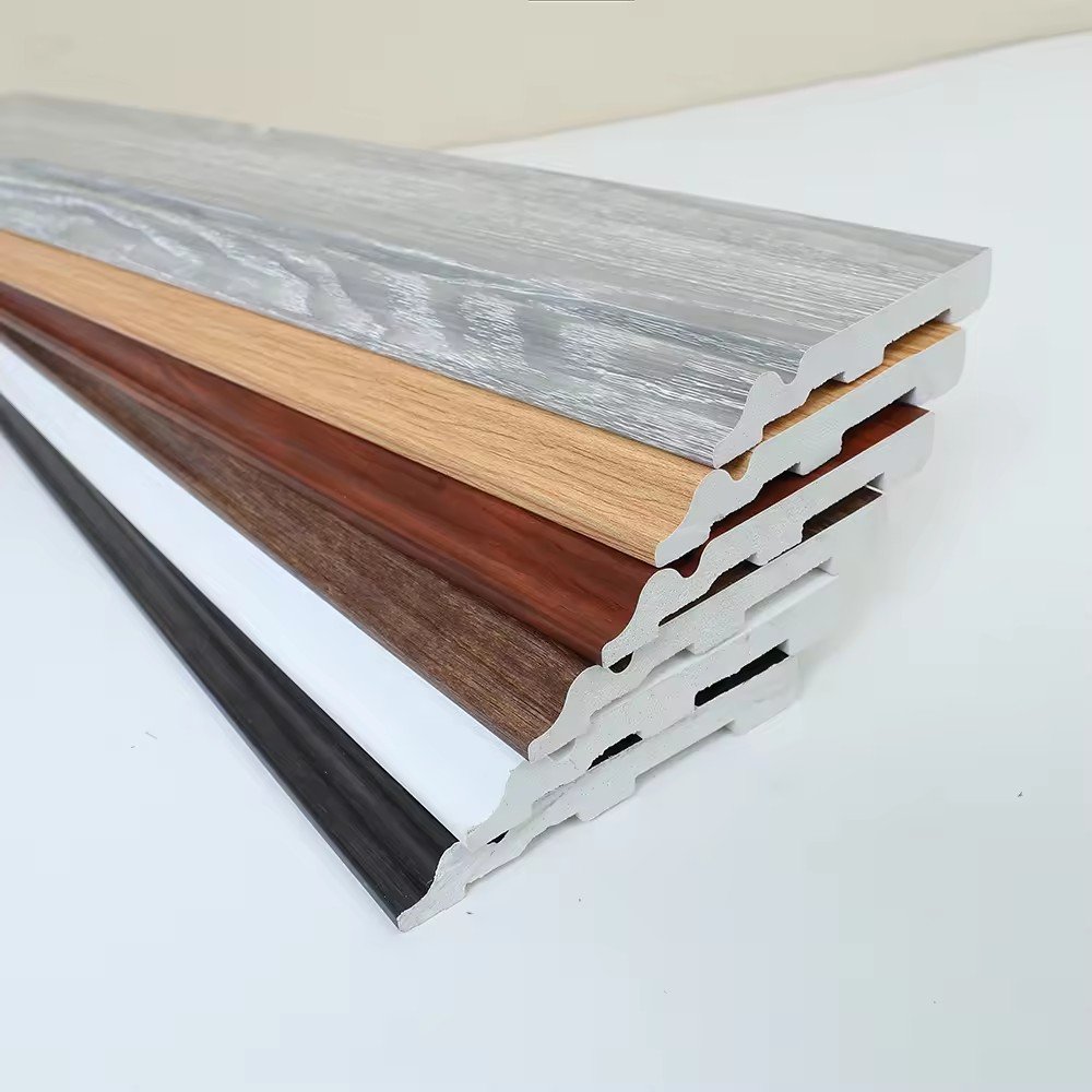 Ps Skirting Boards New style Baseboard cheaper price Waterproof skirting line for modern style decor moulding