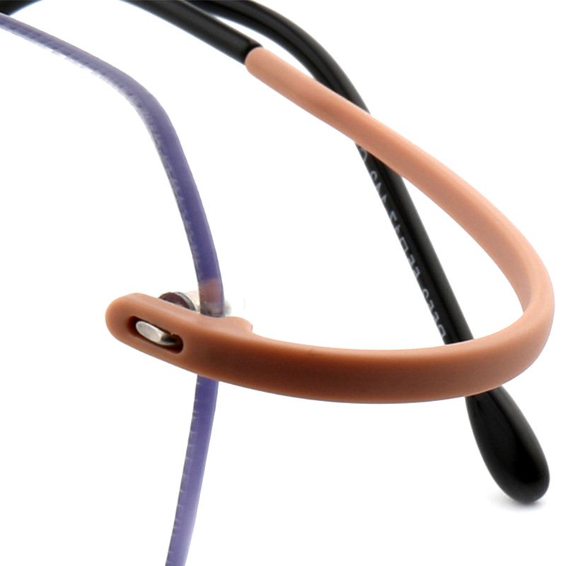 Promotional Wholesale R552 TR90 Material Lightweight Blue Light Blocking Rimless glasses Eyeglasses Frames