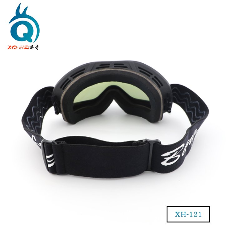 High Quality OEM Custom new full mirror color UV400 lens TPU soft frame ski googles snow board goggles