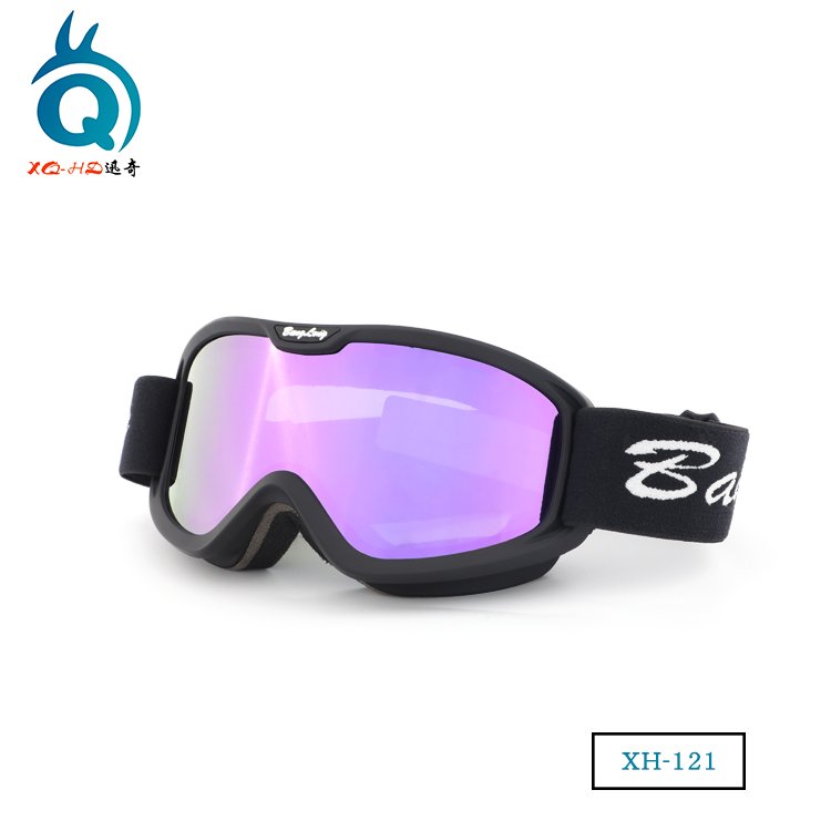 High Quality OEM Custom new full mirror color UV400 lens TPU soft frame ski googles snow board goggles