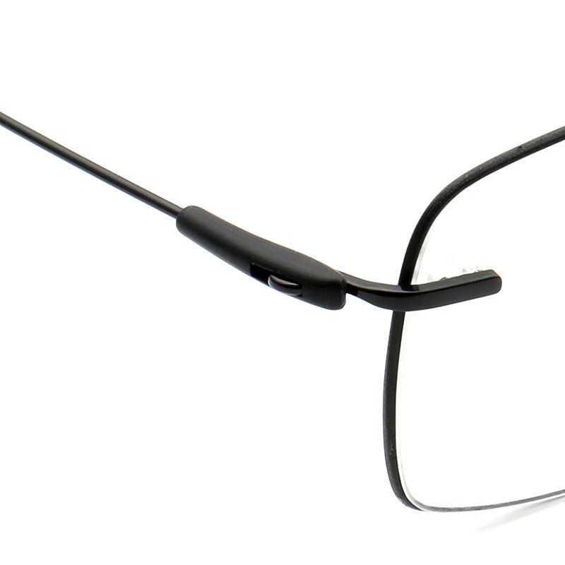 Best Grade Rimless Titanium 1.61 Blue Cut RX Lens Prescription Glasses Optical Frames Myopia Prescription Eyeglasses Glasses
