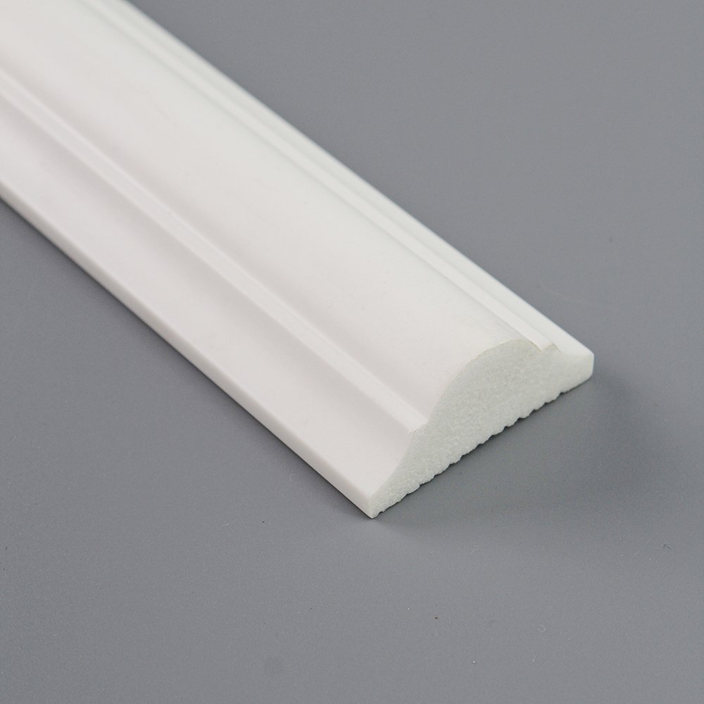 Saudi Arabia Decorative PS White Plastic Fancy Foam Cornice Ceiling Profile PS Moulding For Home Decor