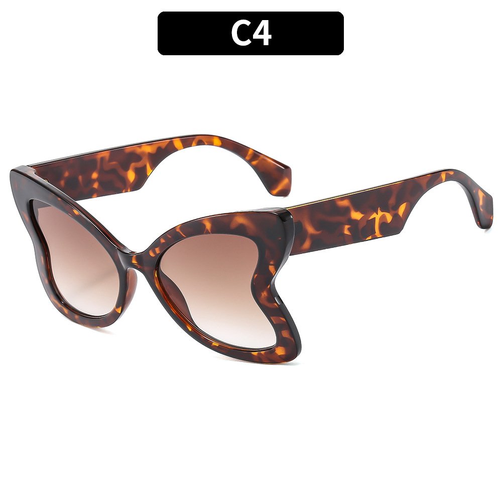 New styles butterfly frame vintage designer sun glasses European American INS optical frame shades sunglasses for women