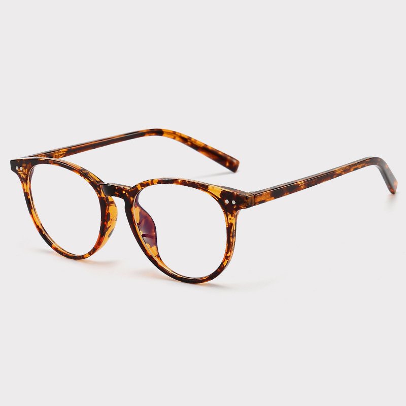 XUEDIAO 2024 New Fashion Adult Computer Gaming Eyeglasses Retro Round Anti Blue Light For Myopia Optical Glasses Frame