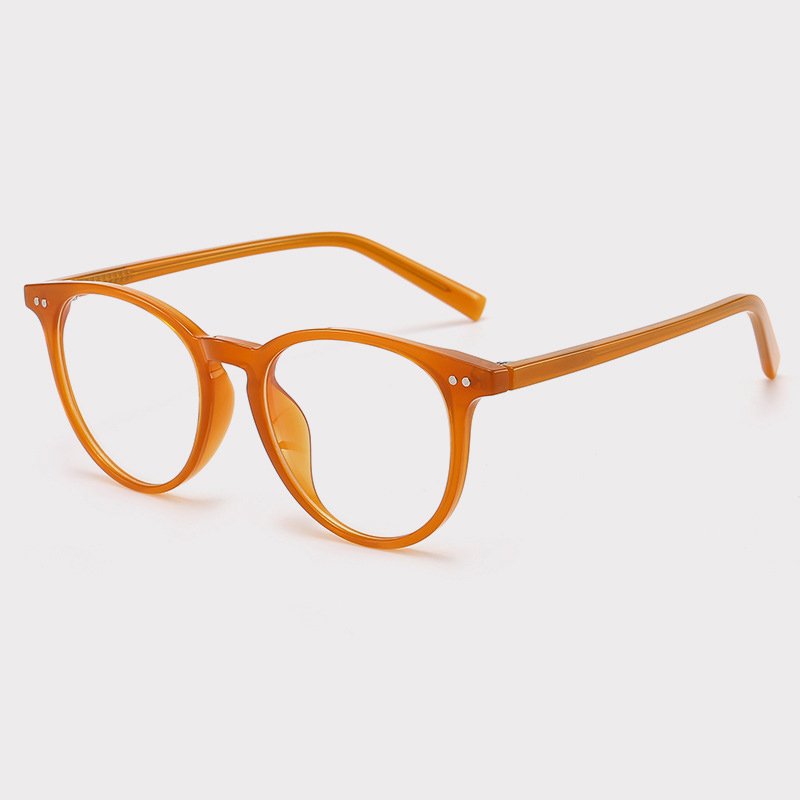 XUEDIAO 2024 New Fashion Adult Computer Gaming Eyeglasses Retro Round Anti Blue Light For Myopia Optical Glasses Frame