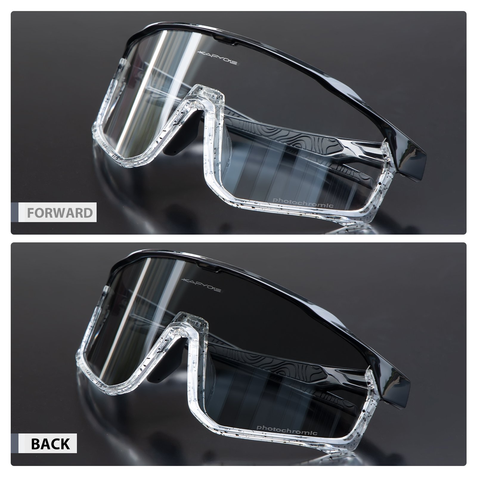 2023 New Cycling Glasses UV400 Cycling Sports Sunglasses Day And Night Indoor Super Outdoor Sports Cycling Glasses