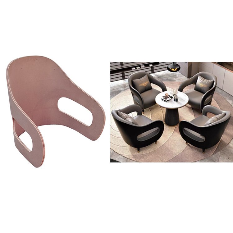Factory-Sold New Low-Cost Moulded Leisure Chair for Plywood Furniture Accessories