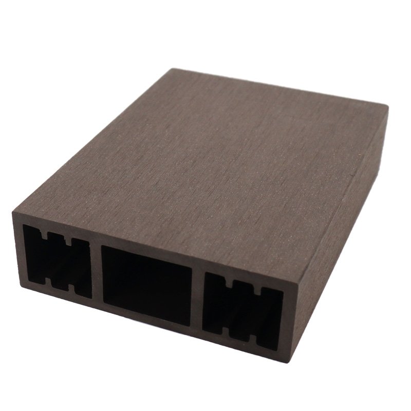 WPC Wood Plastic Composite Decking Frame Material Hollow Strip Square Timber Tube PE Ceiling Outdoor Tubes