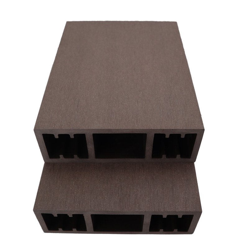 WPC Wood Plastic Composite Decking Frame Material Hollow Strip Square Timber Tube PE Ceiling Outdoor Tubes