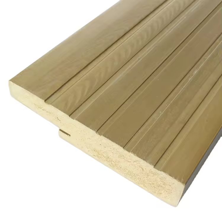 Hot Sale Wpc Door Rail Wooden Pvc Door Jamb Wpc Bottom Rail Door Frame Building Material White Wood Mouldings