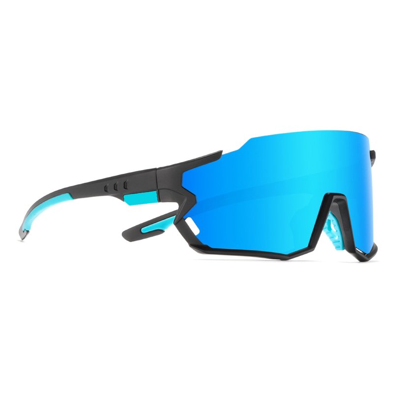 2024 TR 90 Polarized Sunglasses for Men New Big Frame Sports Glasses Mountain Bike Cycling Adult Size Comfortable Lens Position