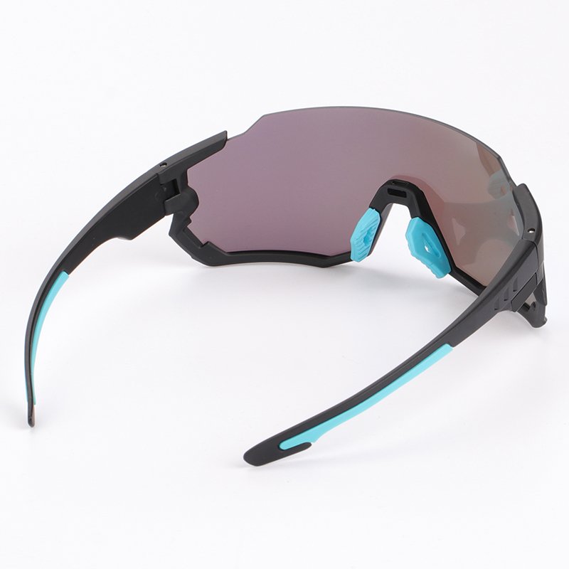 2024 TR 90 Polarized Sunglasses for Men New Big Frame Sports Glasses Mountain Bike Cycling Adult Size Comfortable Lens Position