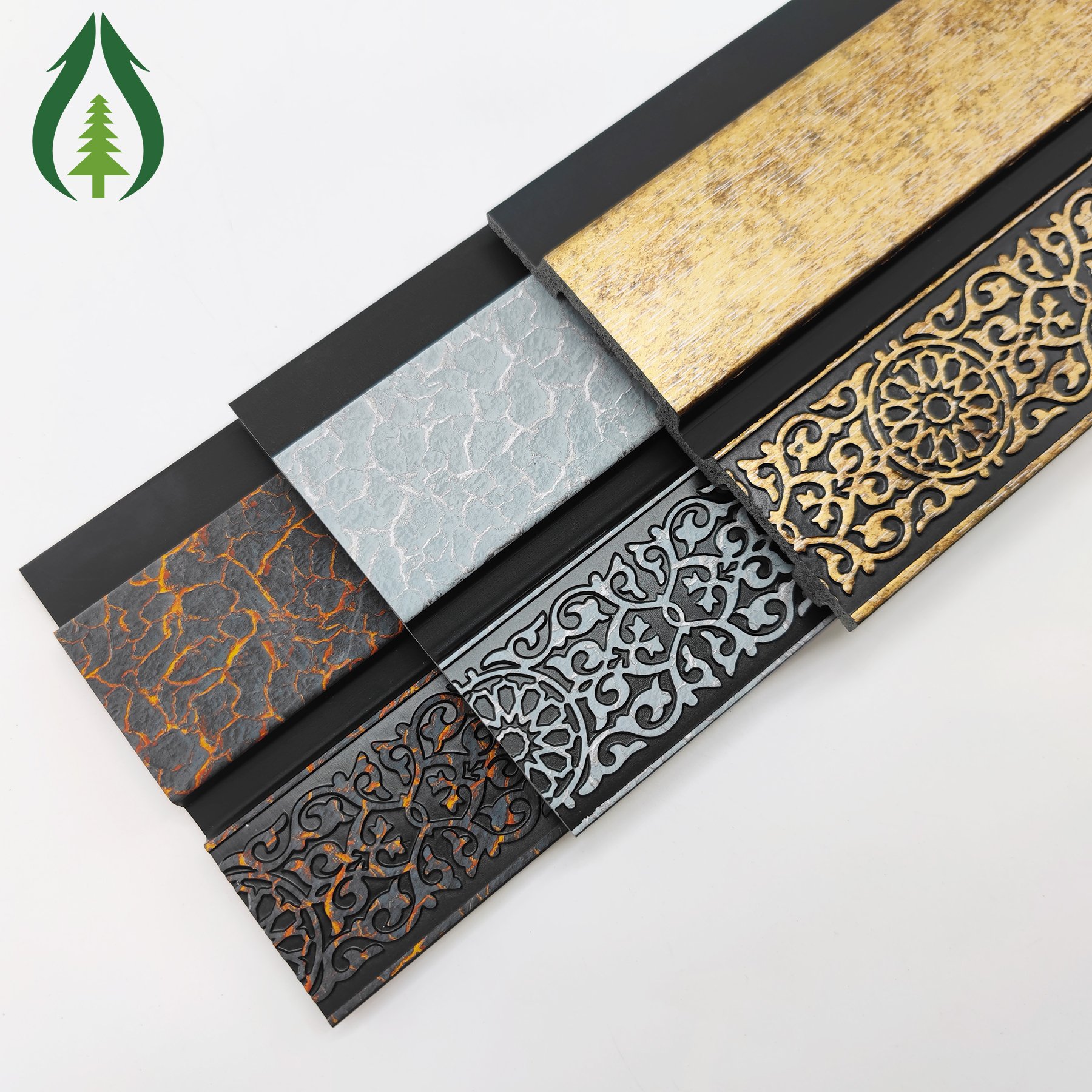 2023 Saudi Arabia Stamp Style Waterproof Customized Interior Decoration PS PVC Wall Panel PS Wall Cladding Panel