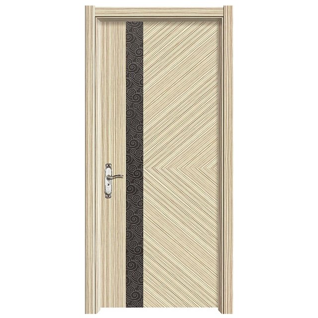 BBSD0014 Professional Factory Custom Moulded WPC Laminated Door Waterproof WPC Skin Doors For Interior