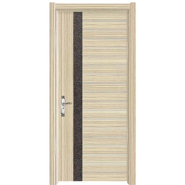 BBSD0014 Professional Factory Custom Moulded WPC Laminated Door Waterproof WPC Skin Doors For Interior