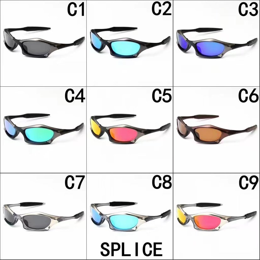 Designer Y2K Cyberpunk X metal TR90 Sports Hip Hop Designer Party Splicing Girl Punk Style Fashion Eyewear Unisex Sunglasses