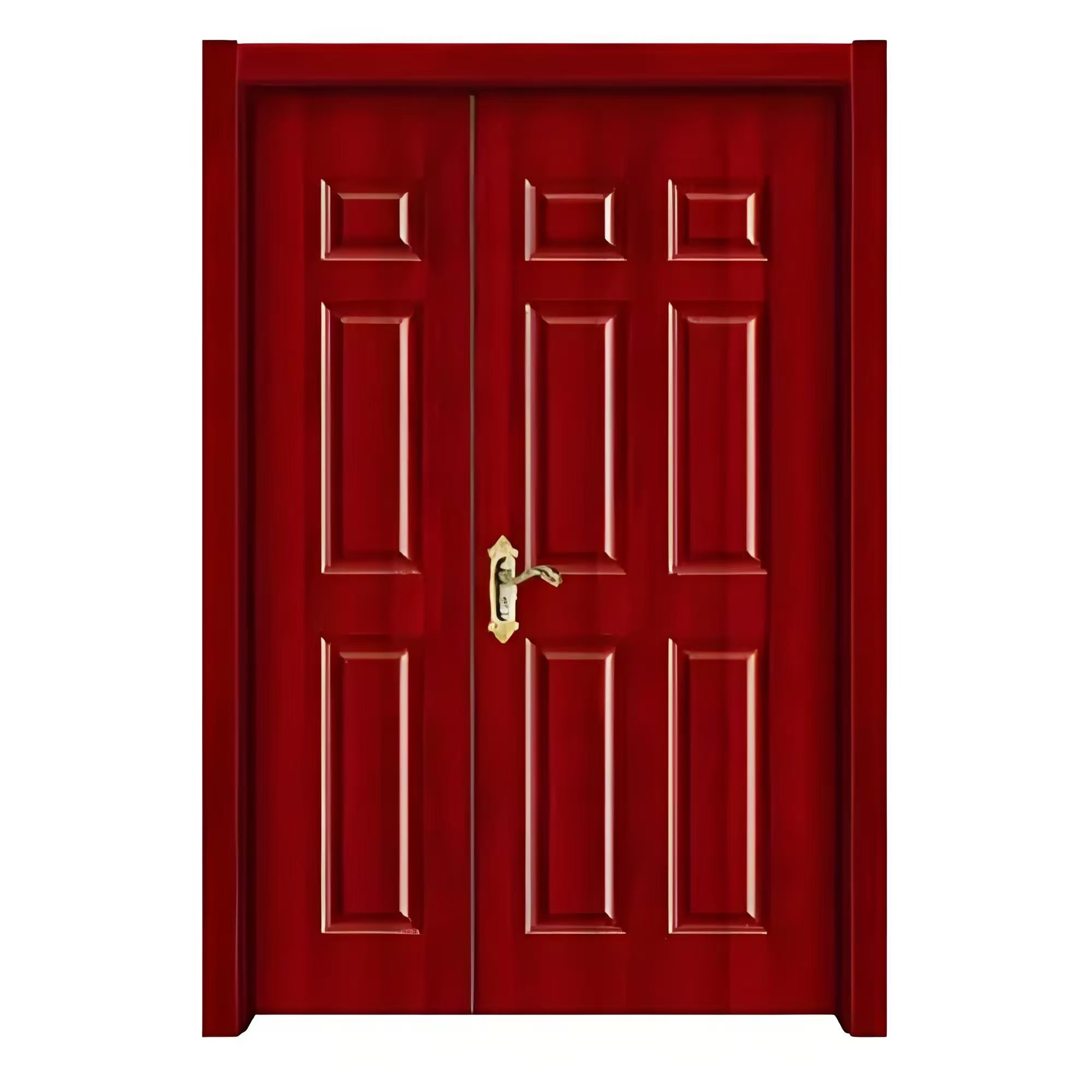 Economic Modern Design Honeycomb Melamine Door Waterproof MDF Internal Door with Push and Pull Opening Finished Surface