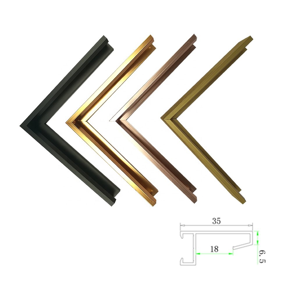 Showroom flooring ideas photo frame aluminum frame profile strip metal wall art canvas art wall decor aluminum frame moulding