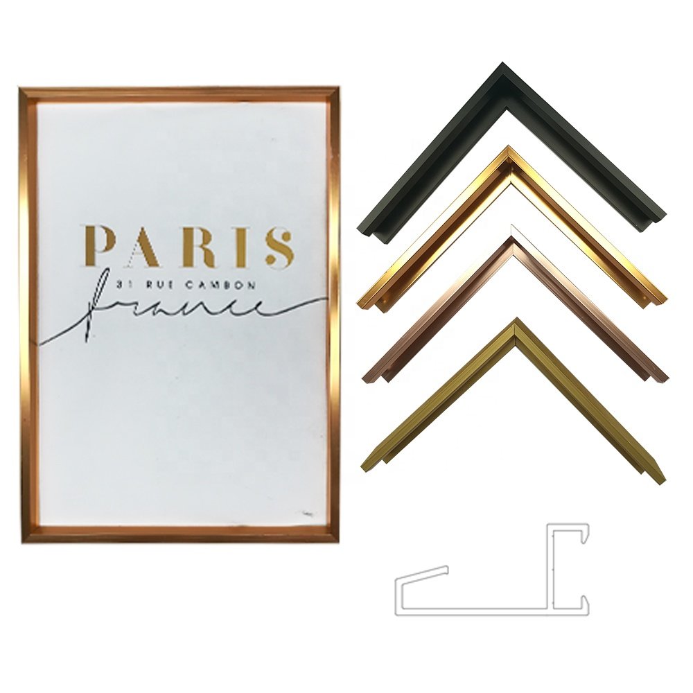 Showroom flooring ideas photo frame aluminum frame profile strip metal wall art canvas art wall decor aluminum frame moulding