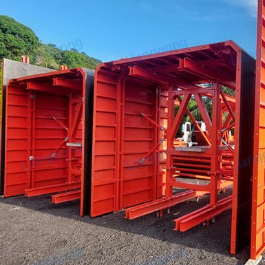 LIANGGONG Large square steel formwork precast cast-in place concrete box culvert mould