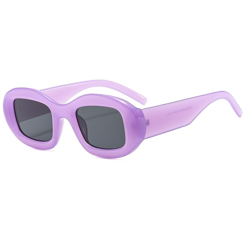 Hot sale wholesale oval frame leopard print ins sunglasses famous brand trendy designer personalized fashion Sunglasses