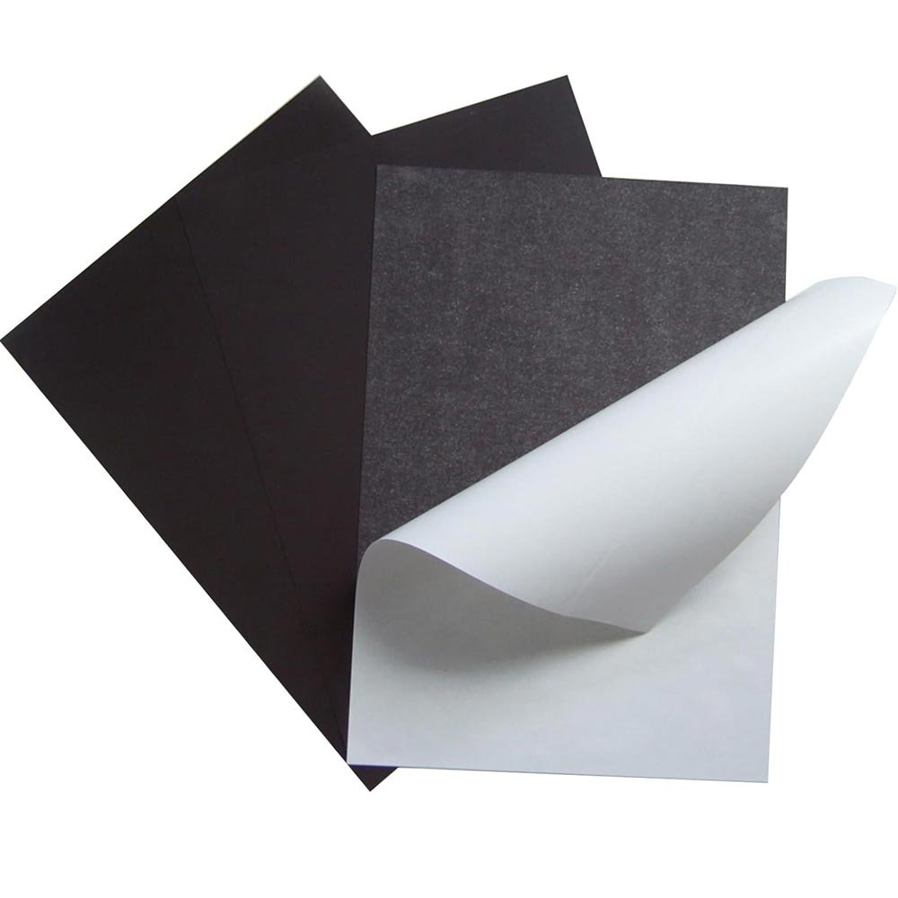 a4 flexible rubber magnetic sheet with self adhesive diy photo frame fridge magnets