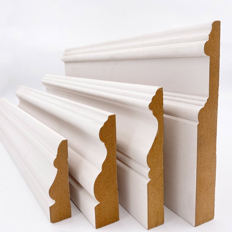 MDF ceiling cornice gesso photo picture painting frame primed floor mouldings fiber