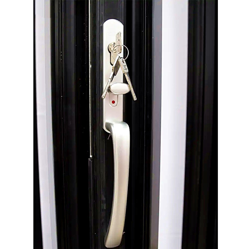 Aluminum Door Thickened Tempered Glass Folding Door Wholesale Manufacturer folding bi-fold exterior glass balcony door