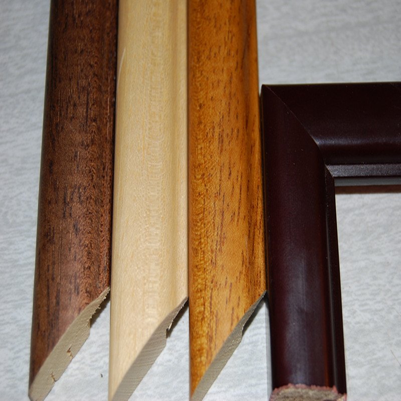 Factory Supply Photo Frame Wood Moulding with colors