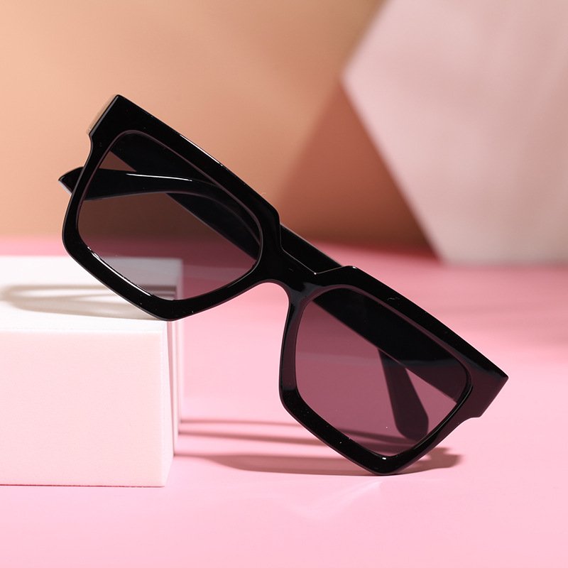 Children's Square Sunglasses Sun Protection Uv Little Girl Sunglasses Jelly Transparent Glasses