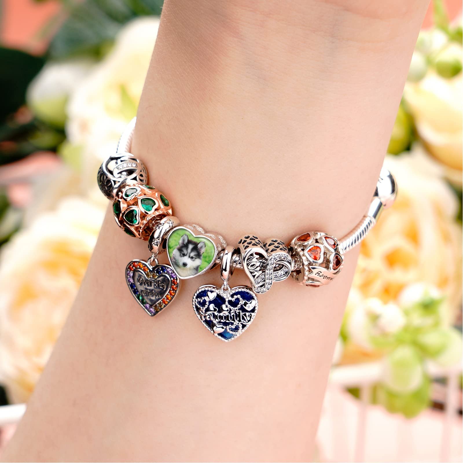 Shuozhen hot sale DIY custom photo memory frame heart-shaped jewelry