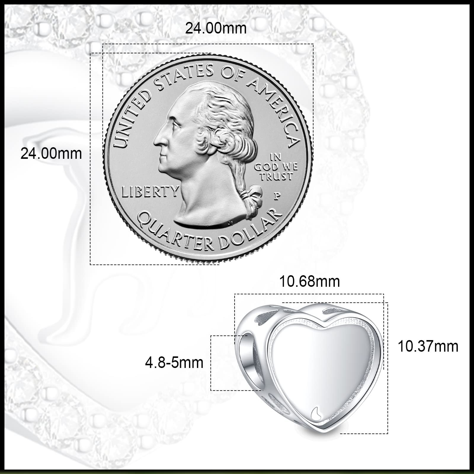 Shuozhen hot sale DIY custom photo memory frame heart-shaped jewelry