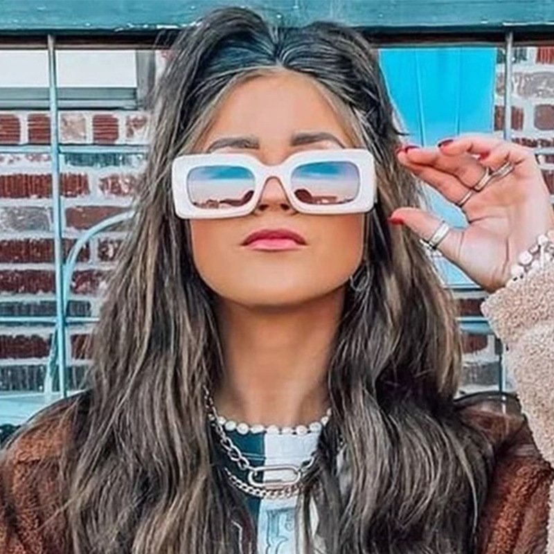 2025 New Arrivals Fashion Design Plastic Women Promotion Transparent Hot Candy Color Eyewear Trendy Vintage Small Square Frame